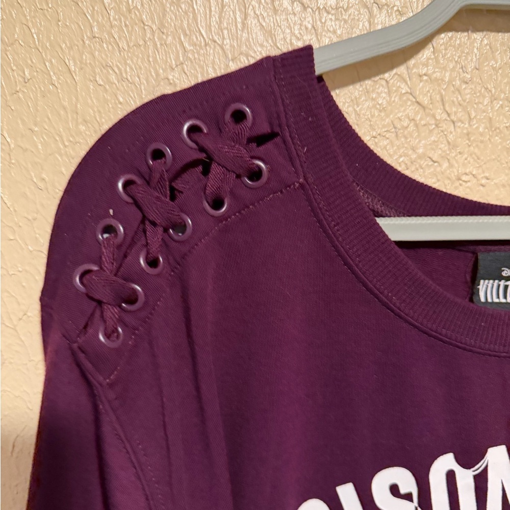Torrid Disney Poison Apple‎ Burgundy Sweatshirt 6X Plus Size Snow White - Picture 5 of 7